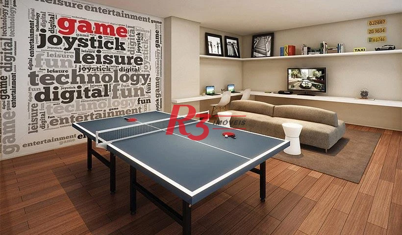 Apartamento Garden com 3 dormitórios à venda, 90 m² por R$ 1.700.000,00 - Campo Grande - Santos/SP