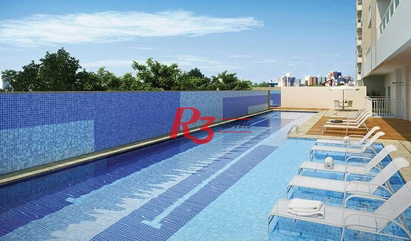 Apartamento Garden com 3 dormitórios à venda, 90 m² por R$ 1.700.000,00 - Campo Grande - Santos/SP