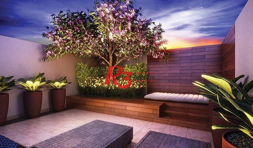 Apartamento Garden com 3 dormitórios à venda, 90 m² por R$ 1.700.000,00 - Campo Grande - Santos/SP