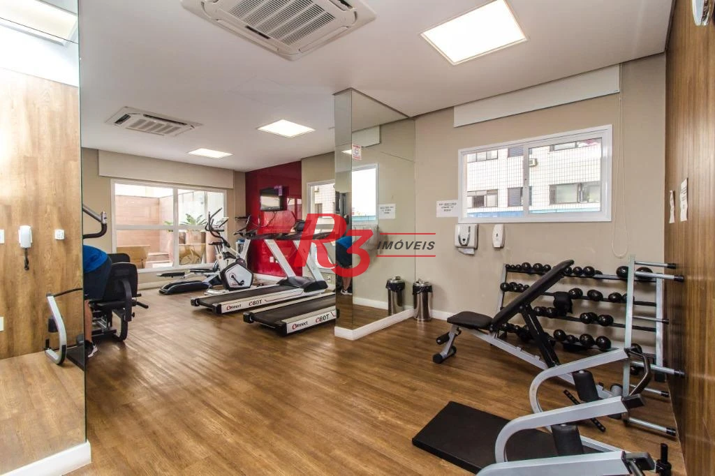Apartamento Garden com 3 dormitórios à venda, 90 m² por R$ 1.700.000,00 - Campo Grande - Santos/SP