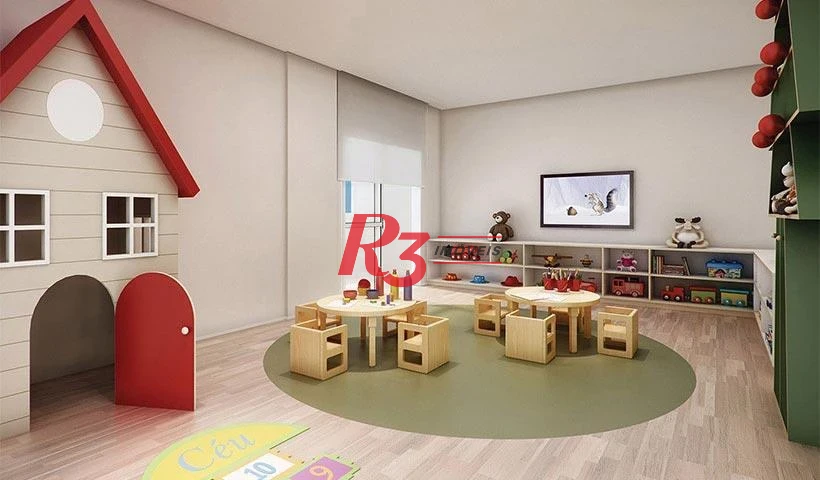 Apartamento Garden com 3 dormitórios à venda, 90 m² por R$ 1.700.000,00 - Campo Grande - Santos/SP