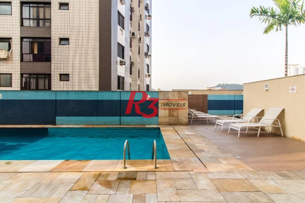Apartamento Garden com 3 dormitórios à venda, 90 m² por R$ 1.700.000,00 - Campo Grande - Santos/SP