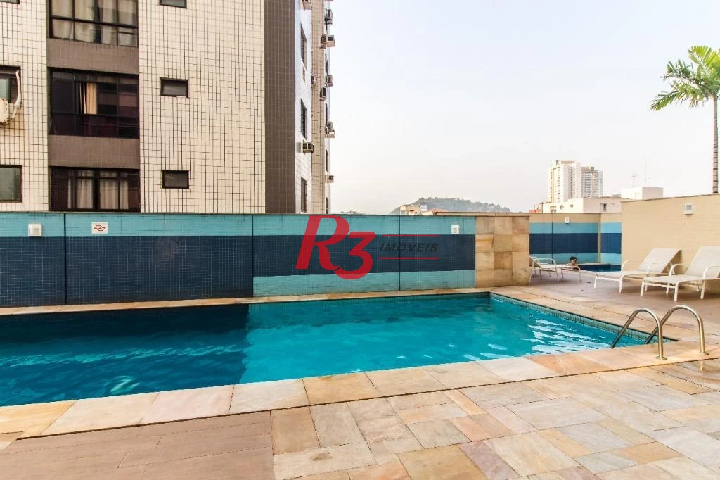 Apartamento Garden com 3 dormitórios à venda, 90 m² por R$ 1.700.000,00 - Campo Grande - Santos/SP