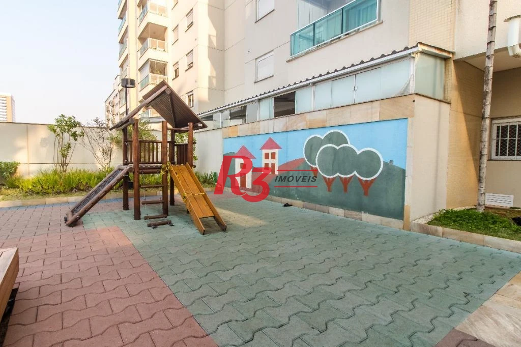 Apartamento Garden com 3 dormitórios à venda, 90 m² por R$ 1.700.000,00 - Campo Grande - Santos/SP
