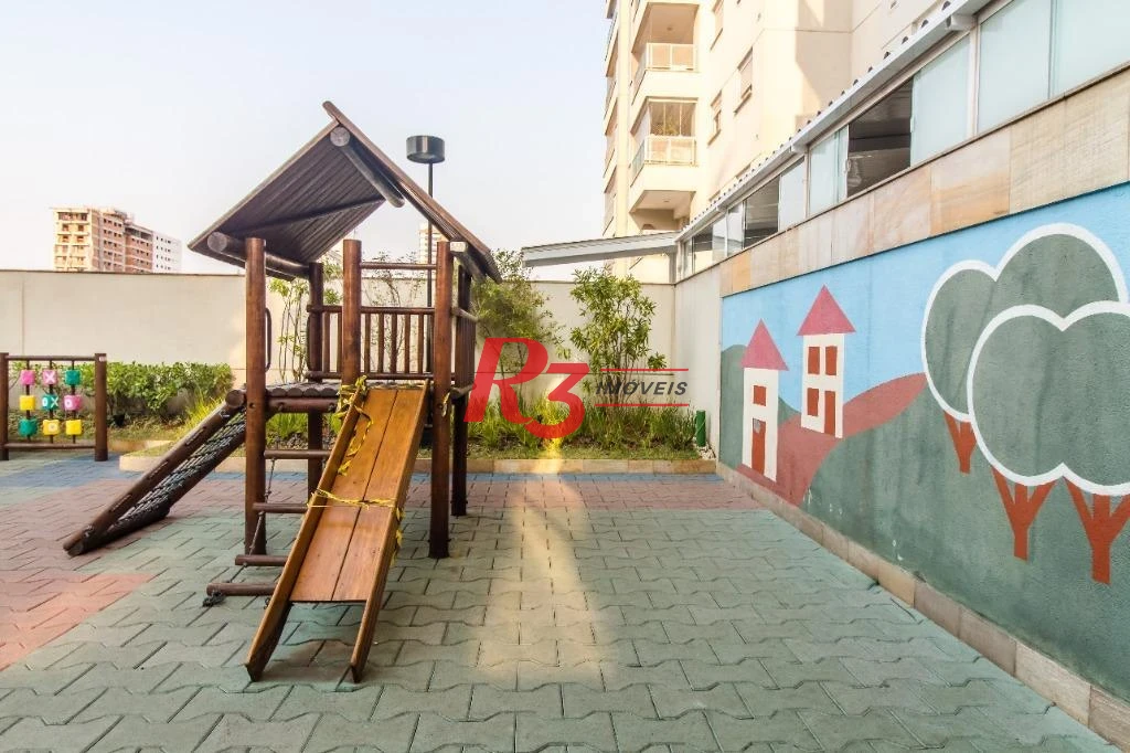 Apartamento Garden com 3 dormitórios à venda, 90 m² por R$ 1.700.000,00 - Campo Grande - Santos/SP