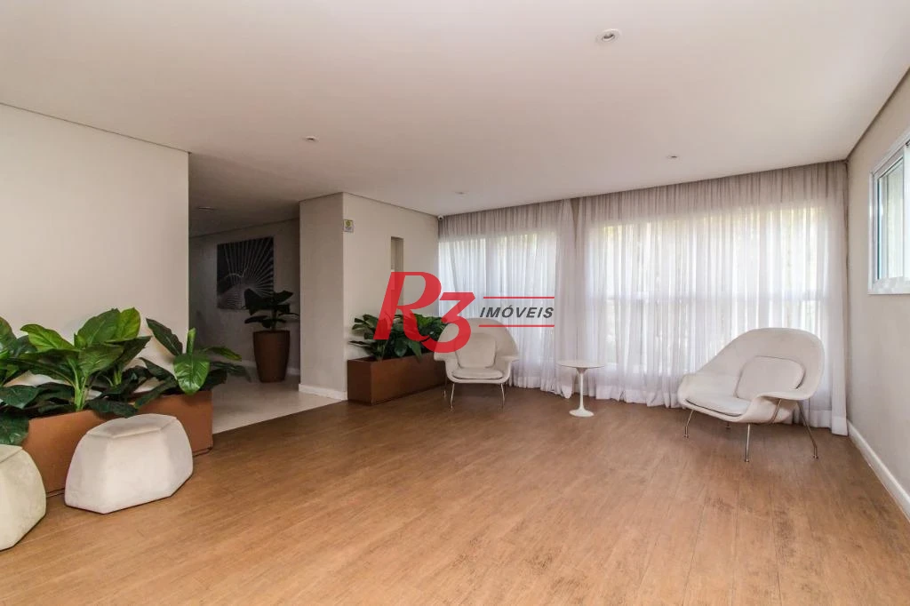 Apartamento Garden com 3 dormitórios à venda, 90 m² por R$ 1.700.000,00 - Campo Grande - Santos/SP