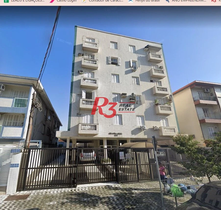 Apartamento para alugar, 131 m² por R$ 3.200,00/mês - Embaré - Santos/SP