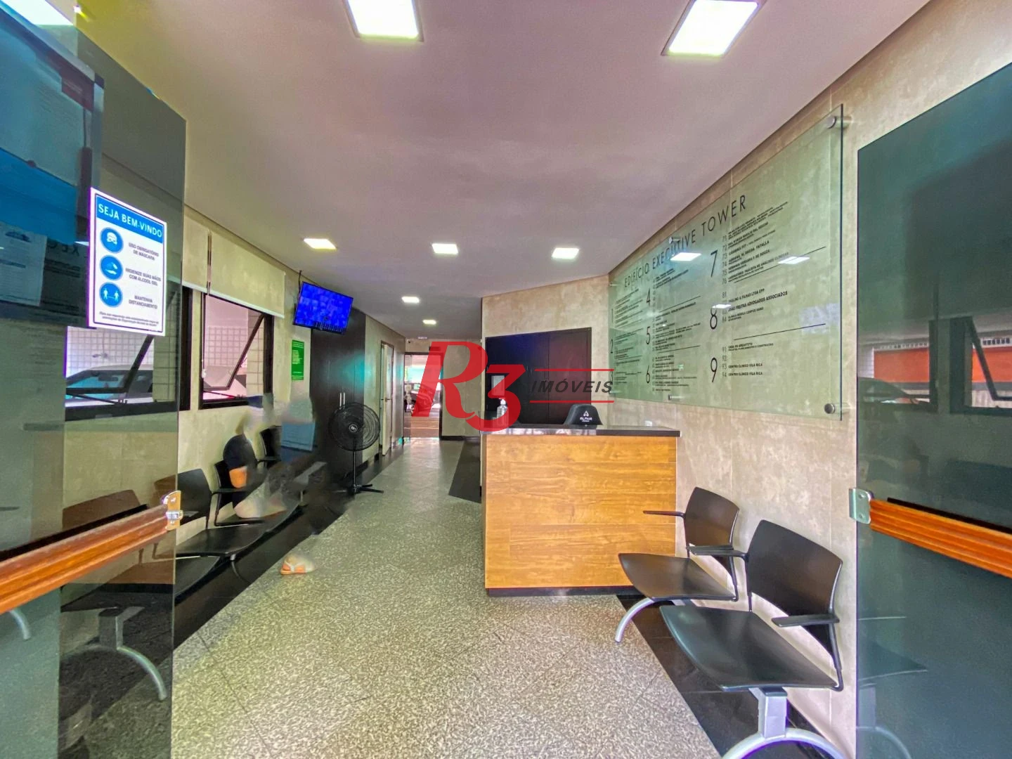 Sala para alugar, 65 m² por R$ 3.000,02/mês - Campo Grande - Santos/SP