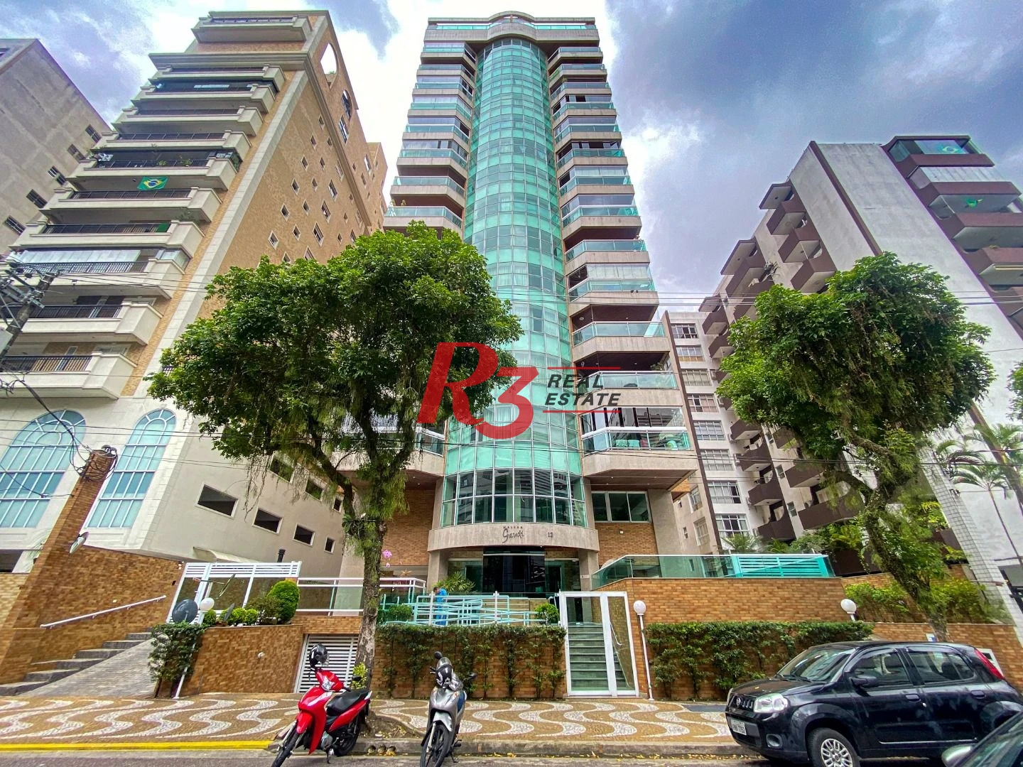 Apartamento com 4 dormitórios para alugar, 204 m² por R$ 18.000,00/mês - Gonzaga - Santos/SP