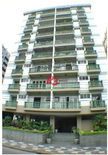 Apartamento com 3 dormitórios à venda, 145 m² por R$ 2.100.000,00 - Boqueirão - Santos/SP