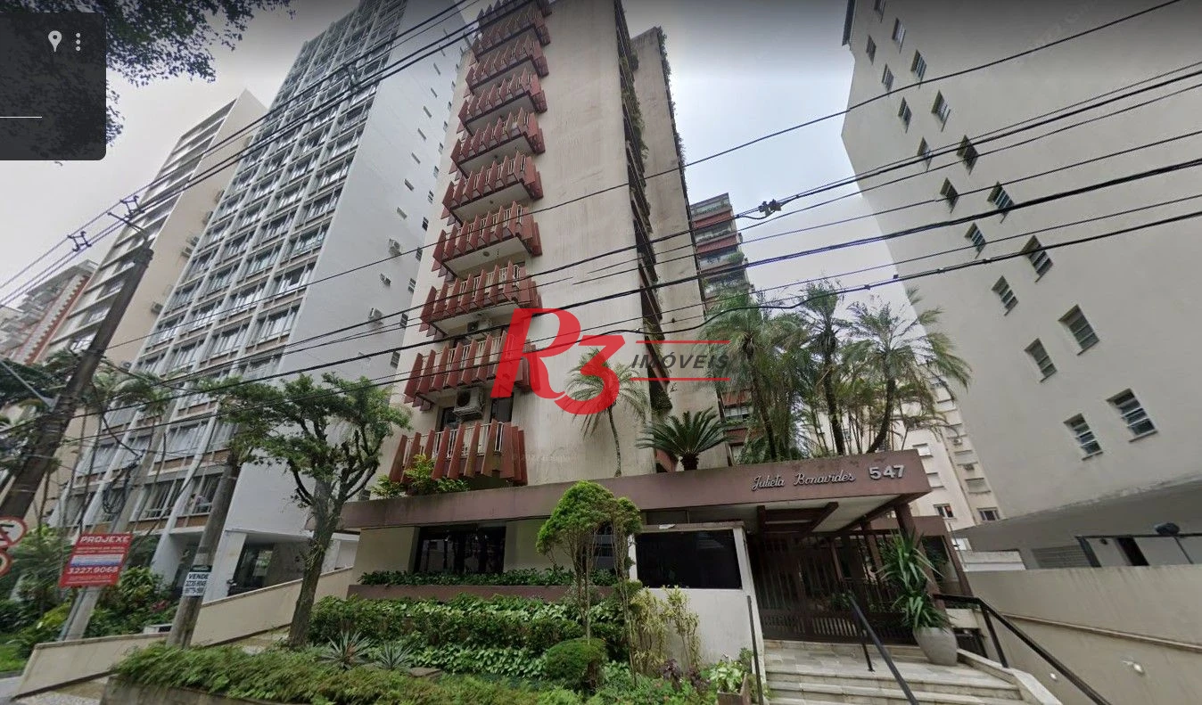 Apartamento com 3 dormitórios, 175 m² - venda por R$ 2.100.000,00 ou aluguel por R$ 11.400,00/mês - Boqueirão - Santos/SP