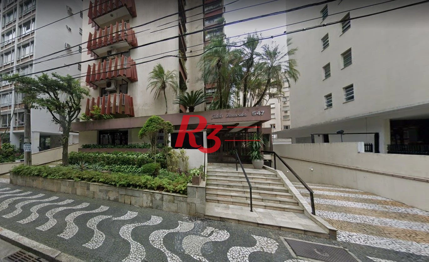 Apartamento com 3 dormitórios, 175 m² - venda por R$ 2.100.000,00 ou aluguel por R$ 11.400,00/mês - Boqueirão - Santos/SP