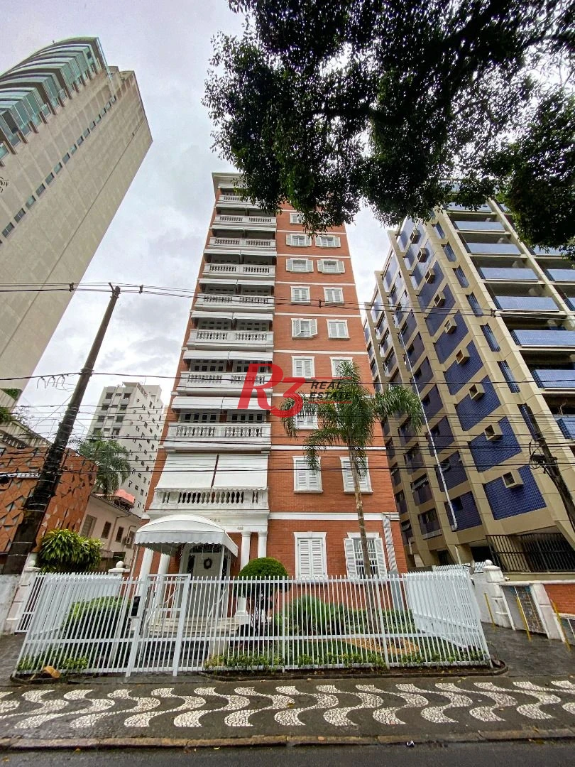 Apartamento com 4 dormitórios, 301 m² - venda por R$ 2.200.000,00 ou aluguel por R$ 14.424,00/mês - Boqueirão - Santos/SP