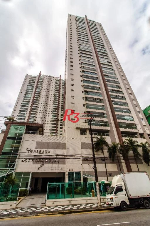 Apartamento com 2 dormitórios para alugar, 77 m² por R$ 7.283,00/mês - José Menino - Santos/SP