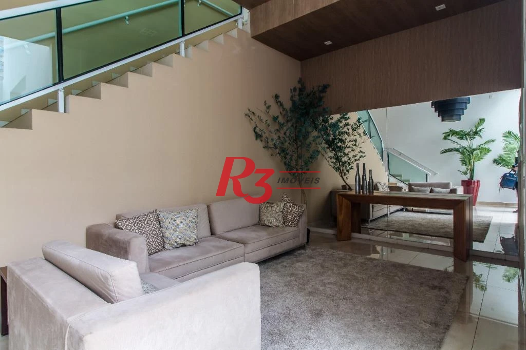 Apartamento com 2 dormitórios para alugar, 77 m² por R$ 7.283,00/mês - José Menino - Santos/SP