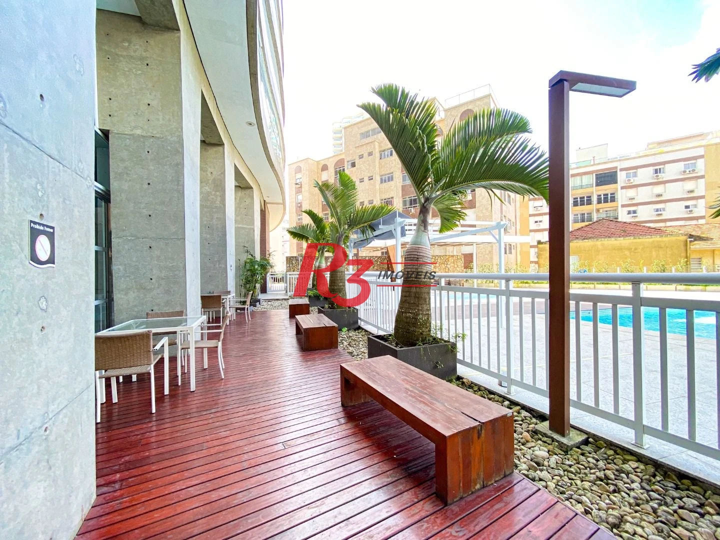 Apartamento com 1 dormitório para alugar, 50 m² por R$ 6.500,00/mês - Pompéia - Santos/SP