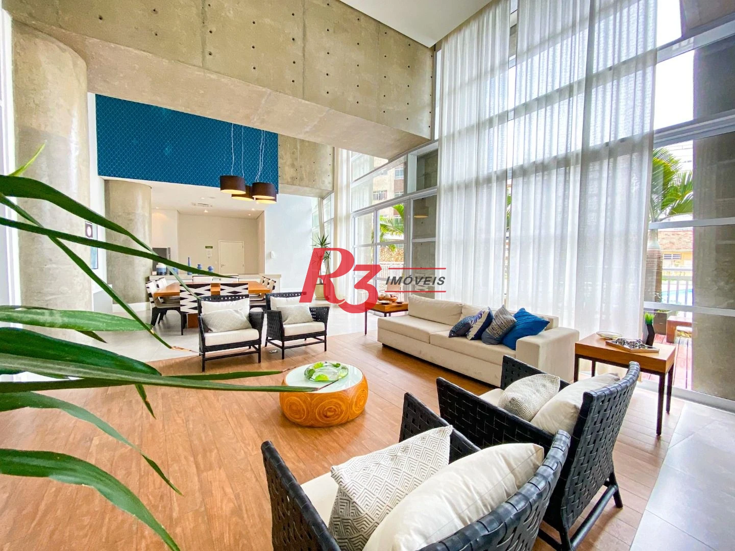 Apartamento com 1 dormitório para alugar, 50 m² por R$ 6.500,00/mês - Pompéia - Santos/SP