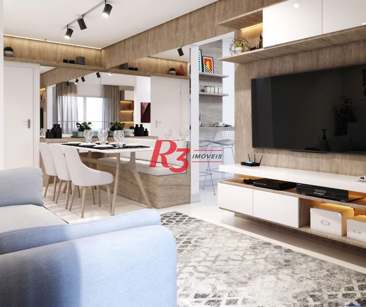 Apartamento à venda, 55 m² por R$ 690.000,00 - Vila Matias - Santos/SP