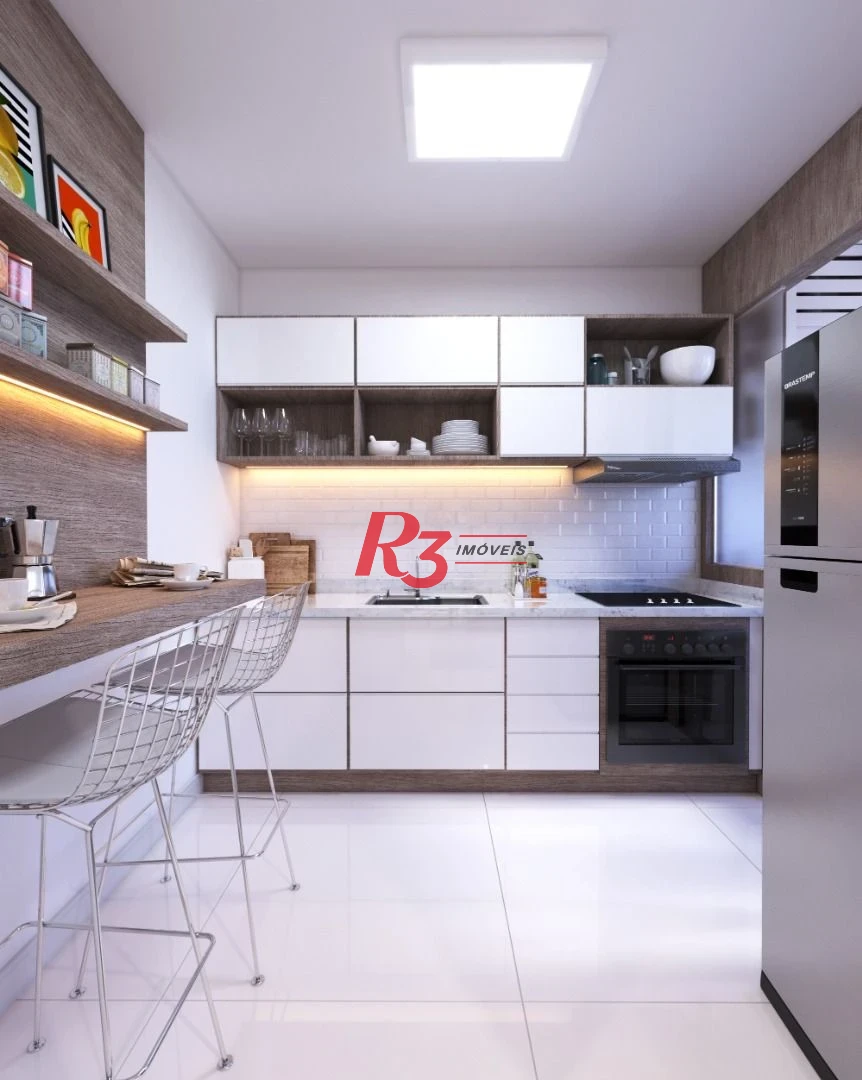 Apartamento à venda, 55 m² por R$ 690.000,00 - Vila Matias - Santos/SP
