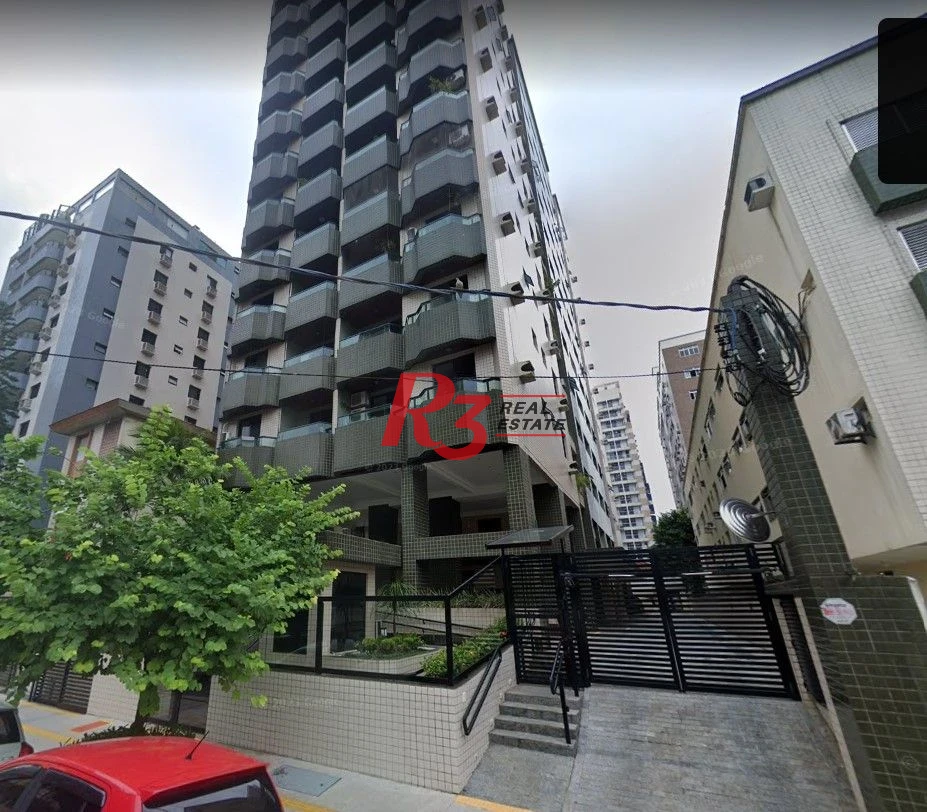 Cobertura com 1 dormitório à venda, 197 m² por R$ 1.500.000,00 - Gonzaga - Santos/SP