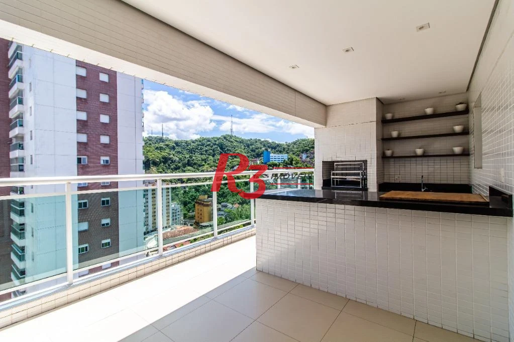 Apartamento com 3 dormitórios à venda, 87 m² por R$ 1.180.000,00 - José Menino - Santos/SP