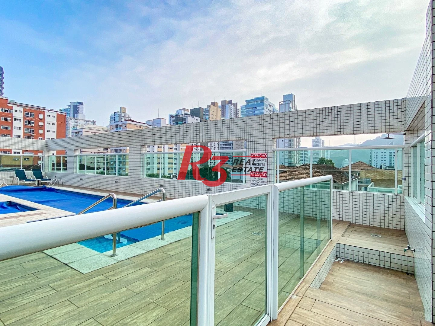 Cobertura com 4 dormitórios à venda, 413 m² por R$ 3.850.000,00 - Pompéia - Santos/SP