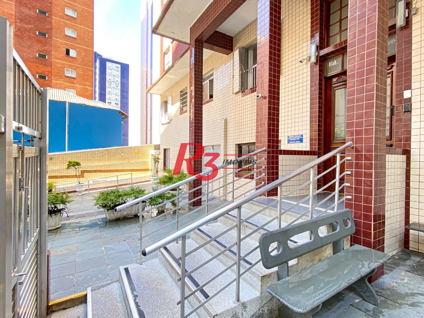 Apartamento com 1 dormitório para alugar, 55 m² por R$ 3.500,00/mês - José Menino - Santos/SP