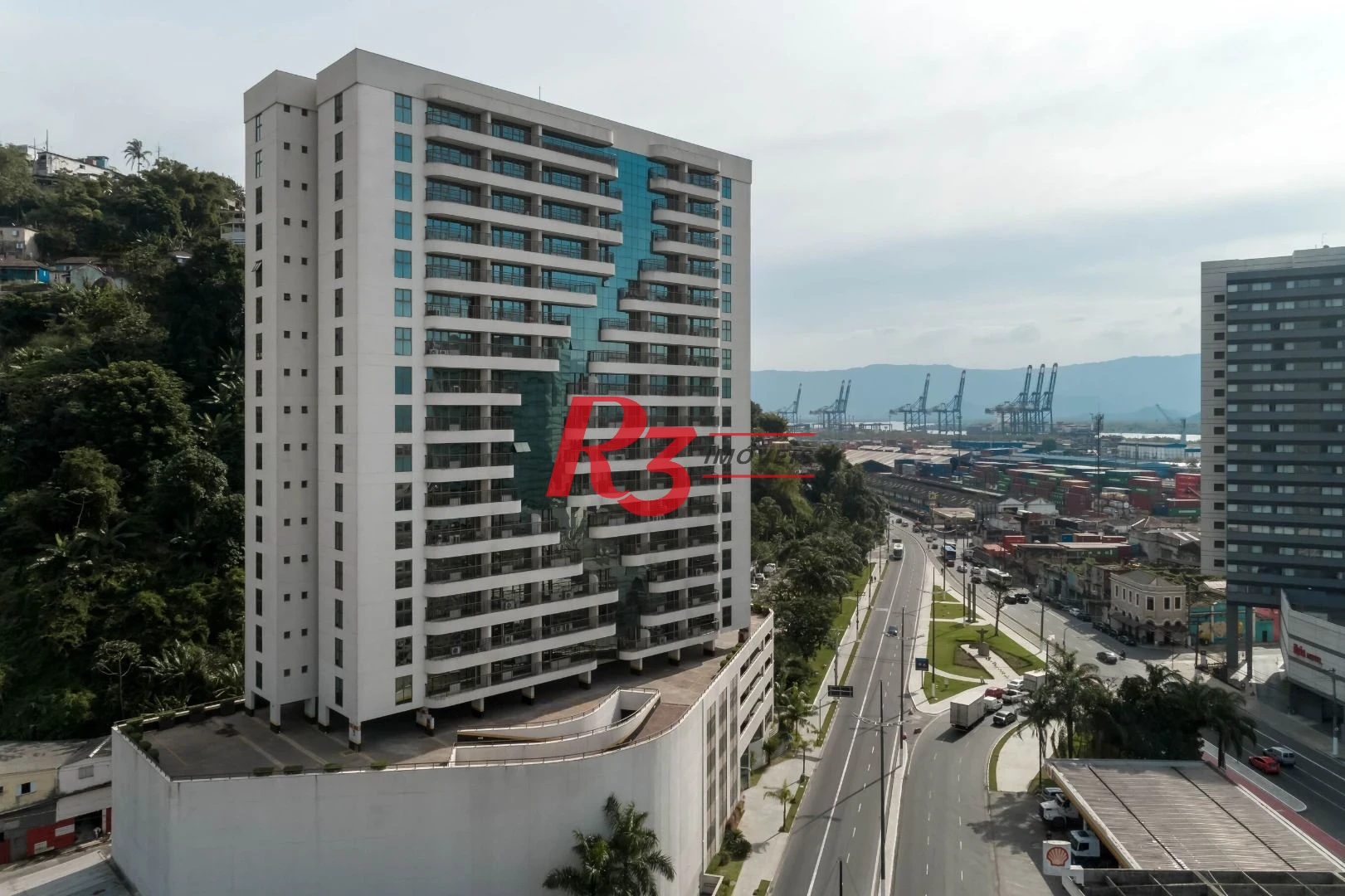 Sala para alugar, 43 m² por R$ 3.000,00/mês - Valongo - Santos/SP