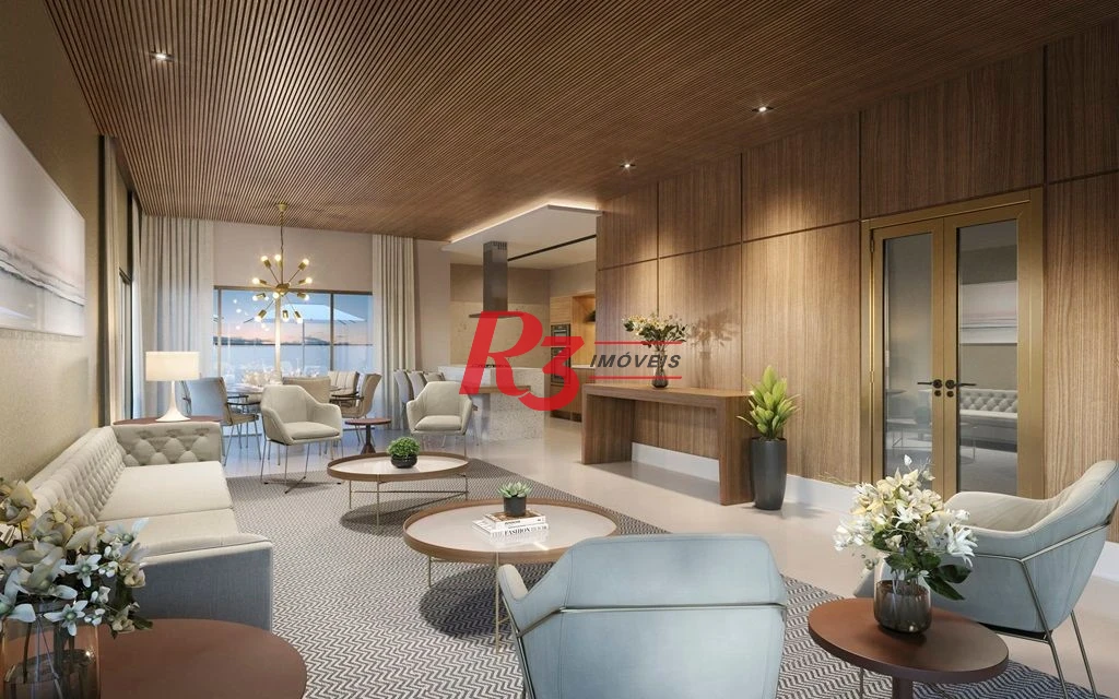 Apartamento Garden com 1 dormitório à venda, 89 m² por R$ 850.000,00 - Ponta da Praia - Santos/SP