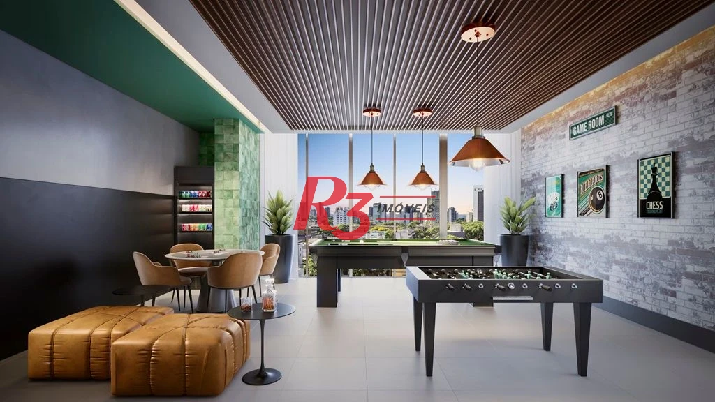 Apartamento Garden com 1 dormitório à venda, 89 m² por R$ 850.000,00 - Ponta da Praia - Santos/SP