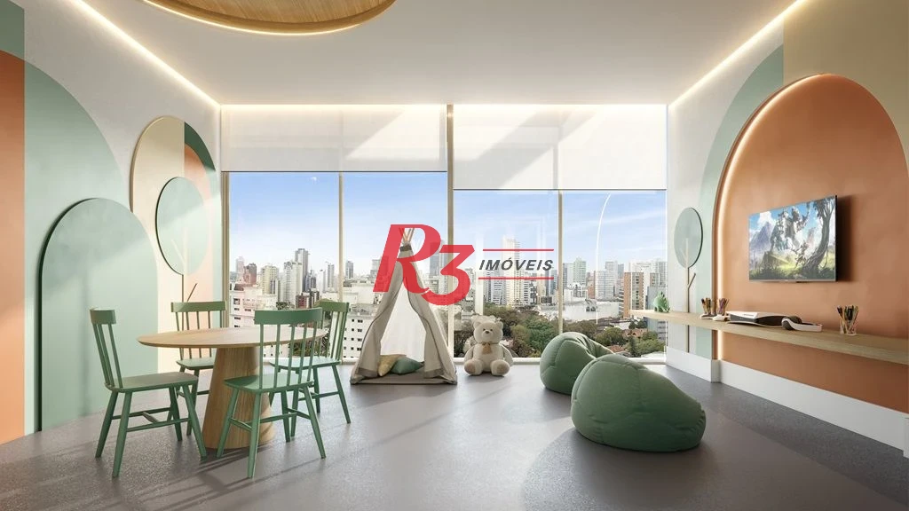 Apartamento Garden com 1 dormitório à venda, 89 m² por R$ 850.000,00 - Ponta da Praia - Santos/SP