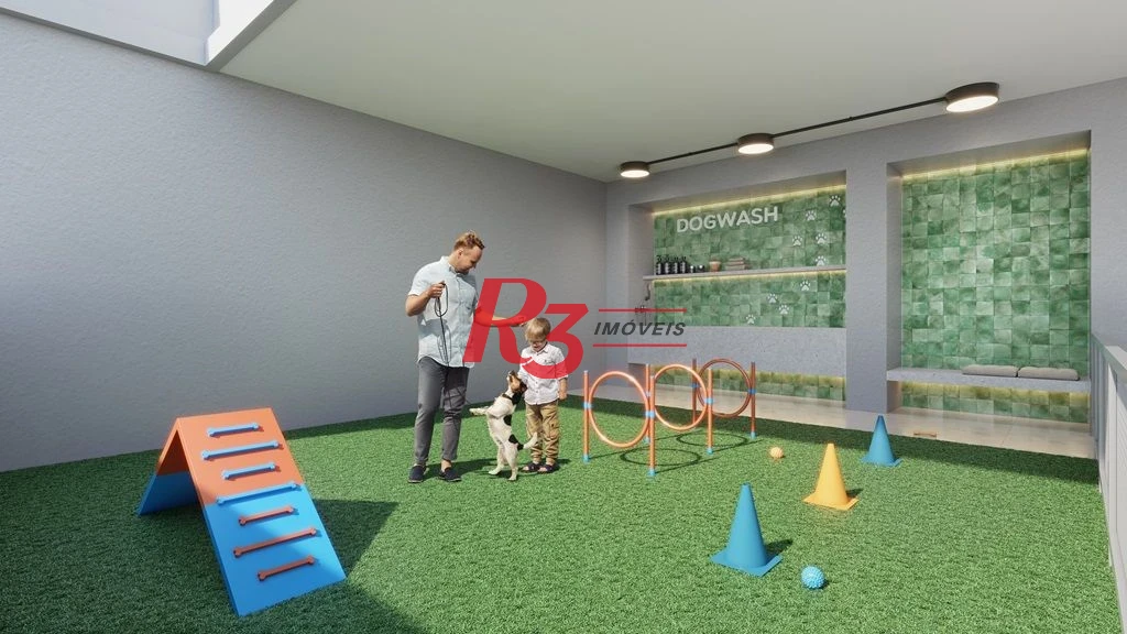 Apartamento Garden com 1 dormitório à venda, 89 m² por R$ 850.000,00 - Ponta da Praia - Santos/SP