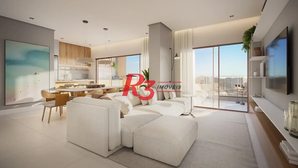 Apartamento Garden com 1 dormitório à venda, 89 m² por R$ 850.000,00 - Ponta da Praia - Santos/SP