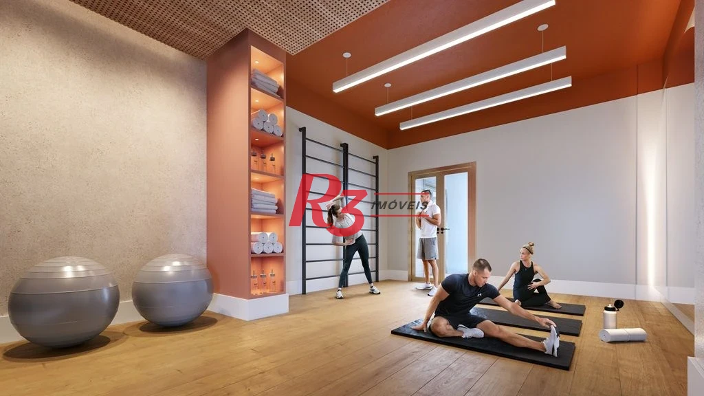 Apartamento Garden com 1 dormitório à venda, 89 m² por R$ 850.000,00 - Ponta da Praia - Santos/SP