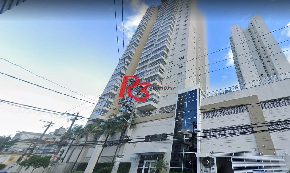 Apartamento com 3 dormitórios para alugar, 96 m² por R$ 6.600,00/mês - Vila Belmiro - Santos/SP