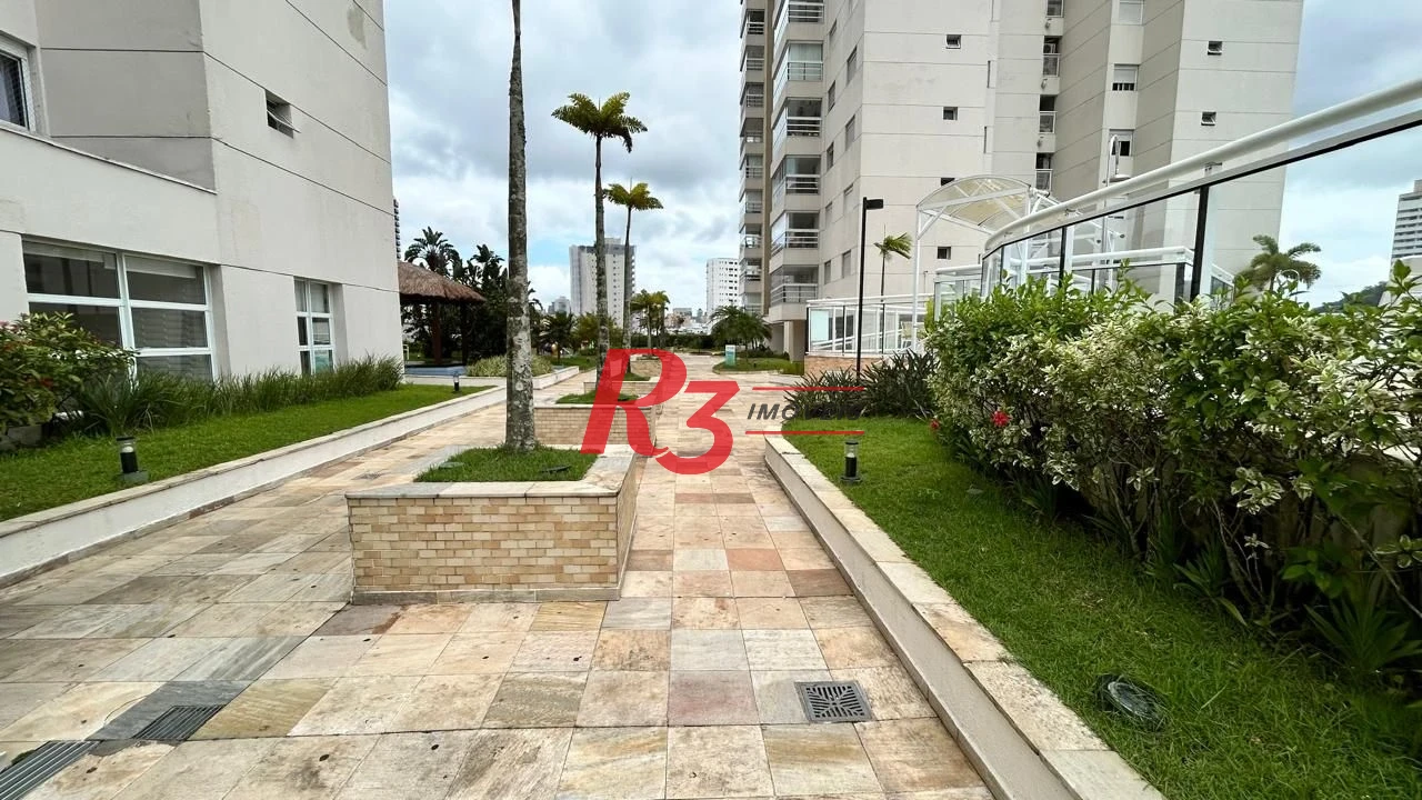 Apartamento com 3 dormitórios para alugar, 96 m² por R$ 6.600,00/mês - Vila Belmiro - Santos/SP