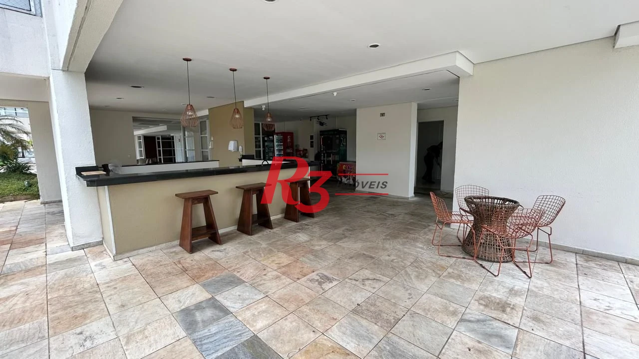 Apartamento com 3 dormitórios para alugar, 96 m² por R$ 6.600,00/mês - Vila Belmiro - Santos/SP