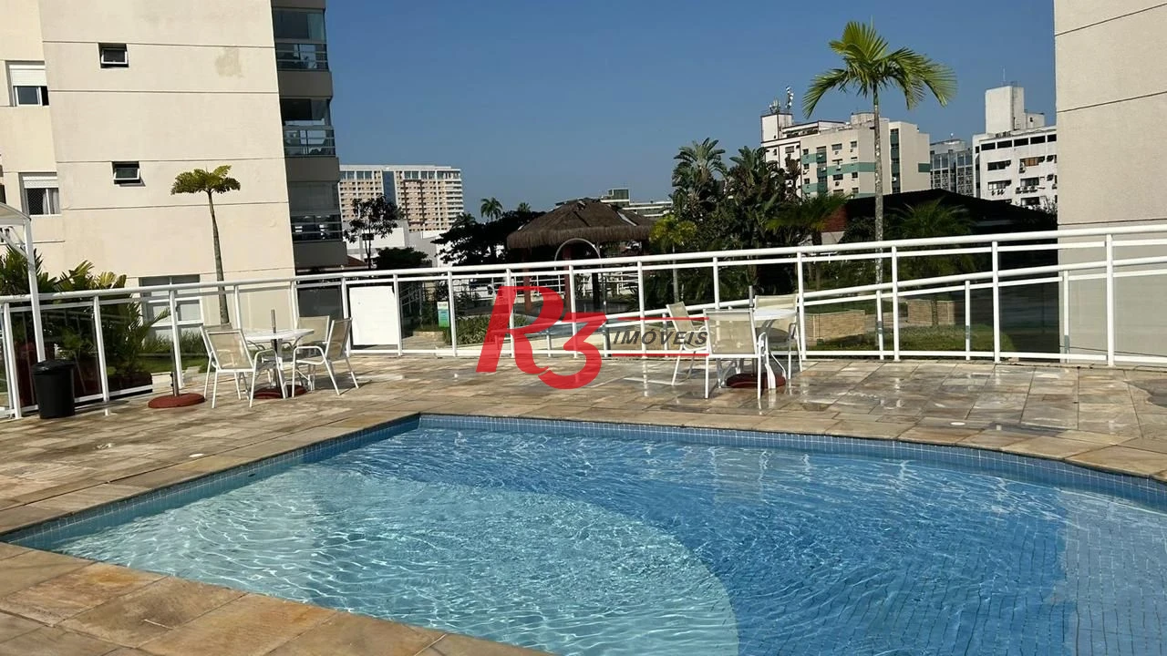 Apartamento com 3 dormitórios para alugar, 96 m² por R$ 6.600,00/mês - Vila Belmiro - Santos/SP