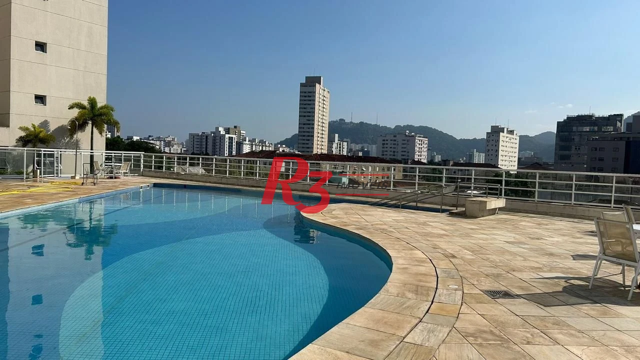 Apartamento com 3 dormitórios para alugar, 96 m² por R$ 6.600,00/mês - Vila Belmiro - Santos/SP