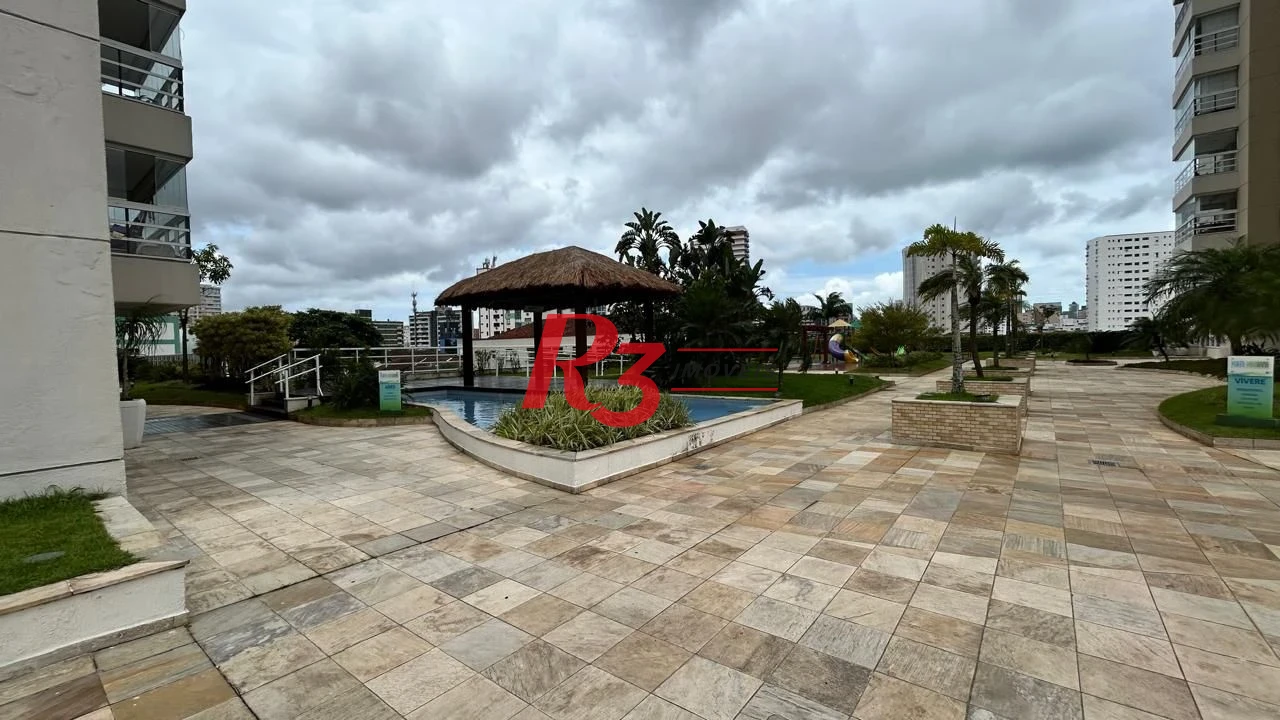 Apartamento com 3 dormitórios para alugar, 96 m² por R$ 6.600,00/mês - Vila Belmiro - Santos/SP