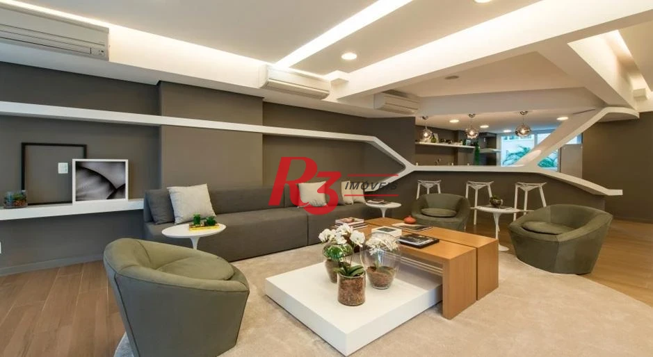 Apartamento à venda, 80 m² por R$ 1.250.000,00 - Gonzaga - Santos/SP