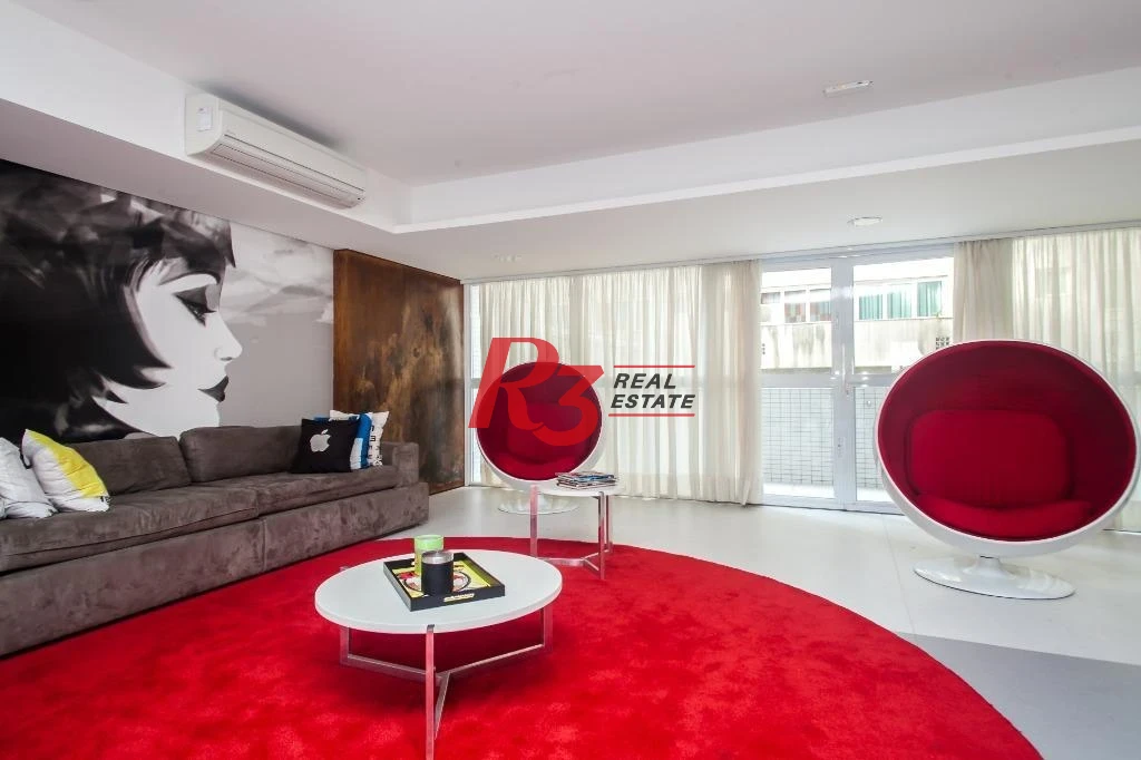 Apartamento com 2 dormitórios à venda, 80 m² - Gonzaga - Santos/SP