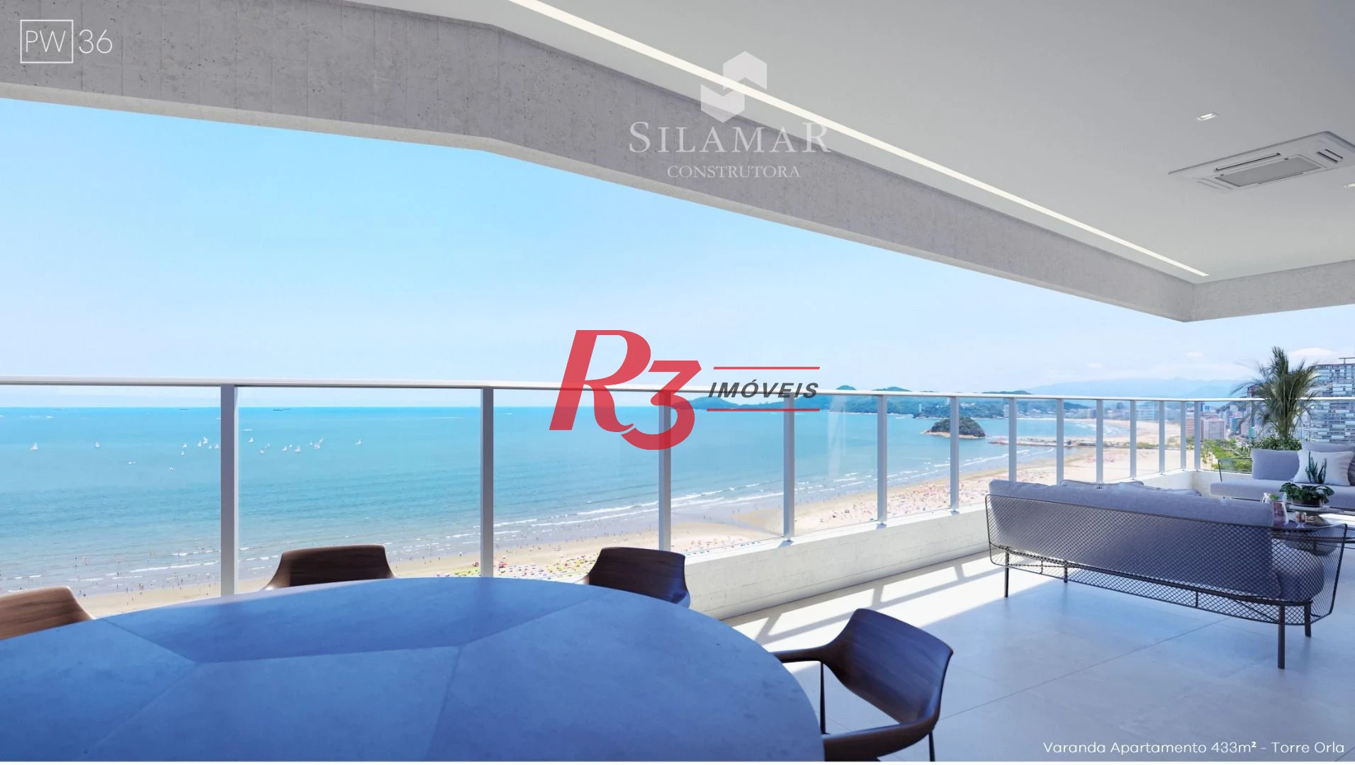 Apartamento com 3 dormitórios à venda, 224 m² por R$ 4.500.000,00 - Gonzaga - Santos/SP