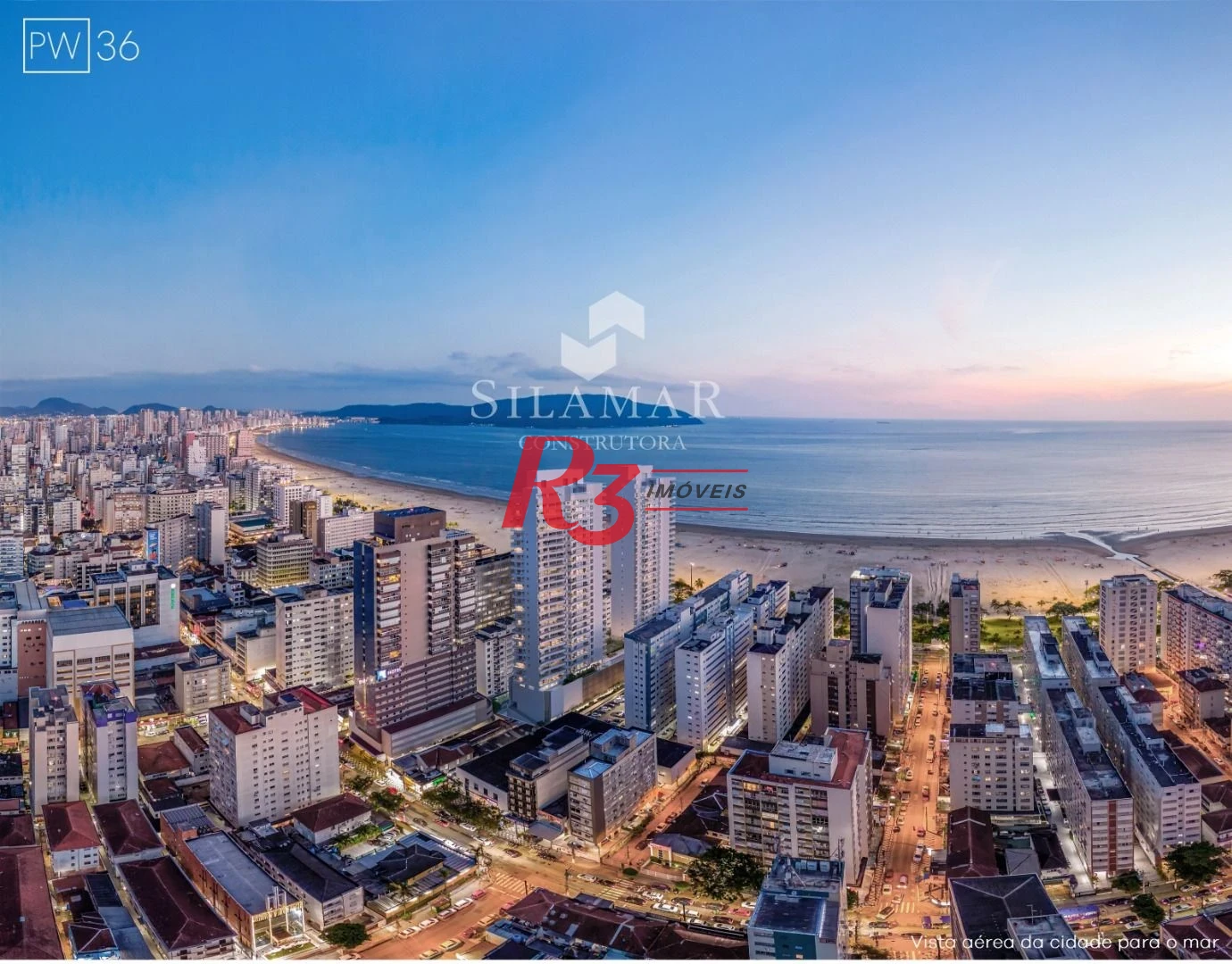 Apartamento com 3 dormitórios à venda, 224 m² por R$ 4.500.000,00 - Gonzaga - Santos/SP