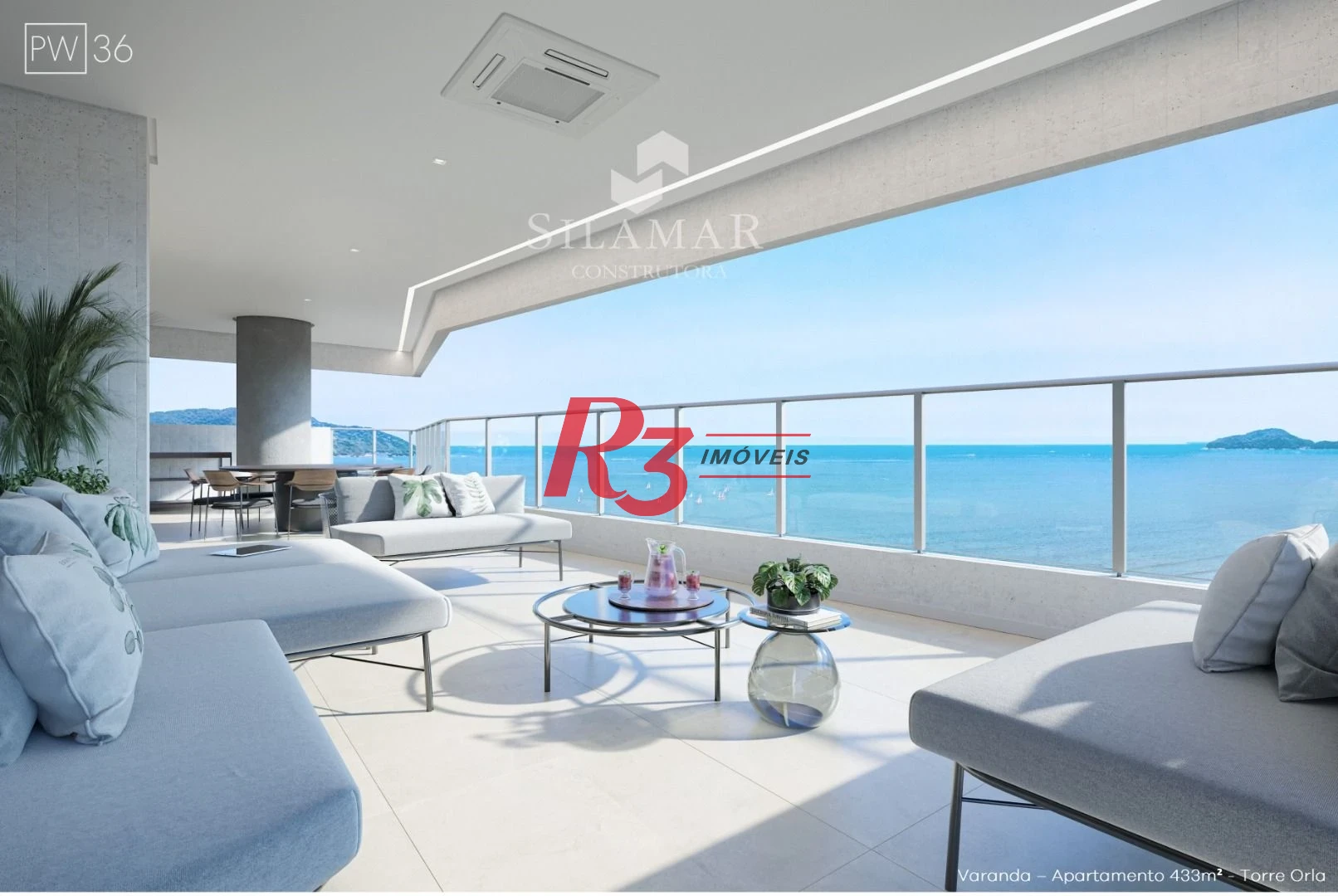 Apartamento com 3 dormitórios à venda, 224 m² por R$ 4.500.000,00 - Gonzaga - Santos/SP