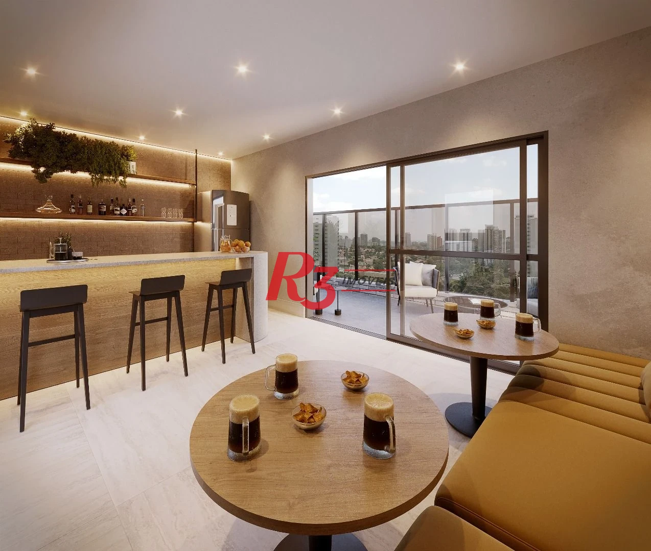 Apartamento com 4 suítes à venda, por R$ 3.890.000 - Ponta da Praia - Santos/SP