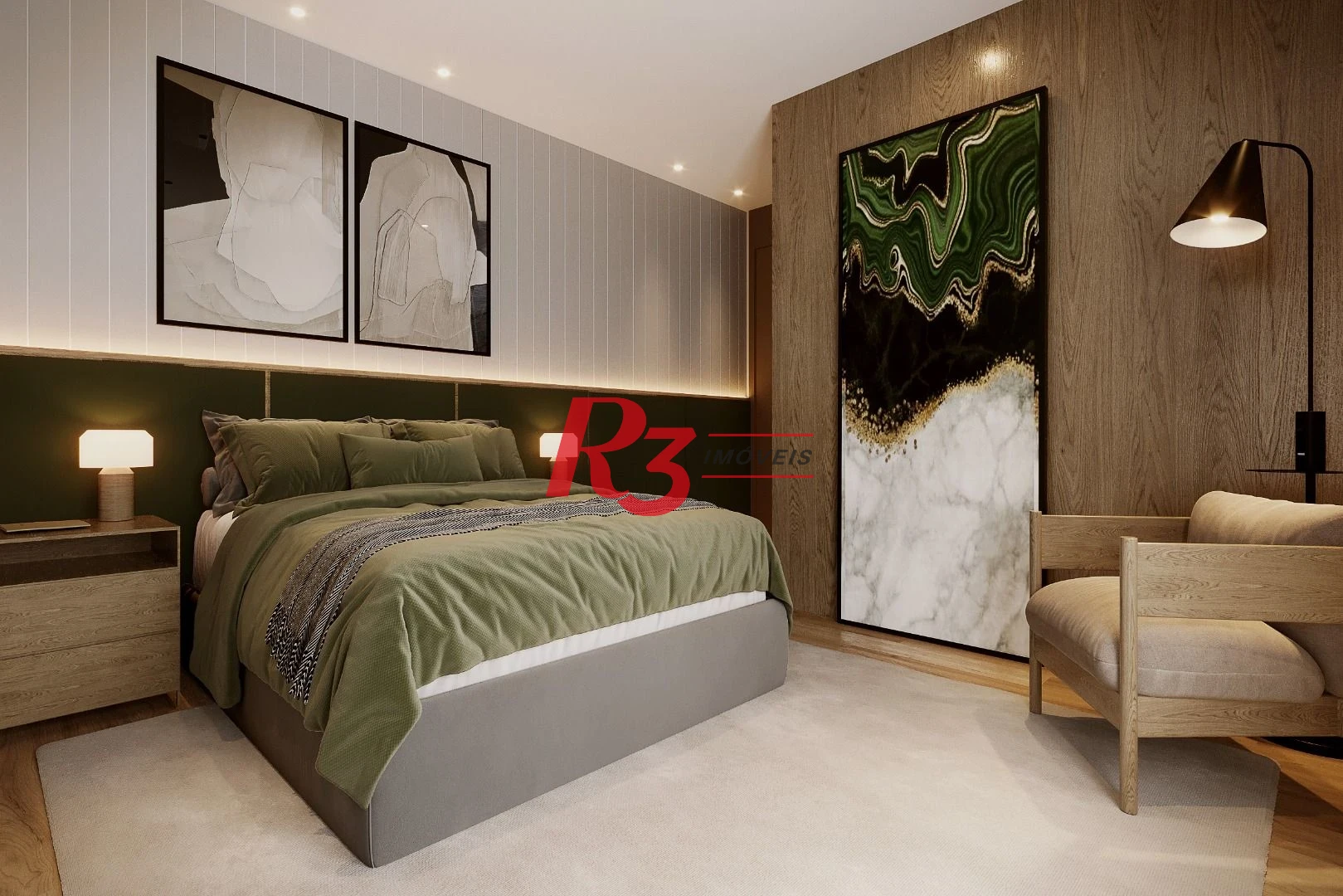 Apartamento com 4 suítes à venda, por R$ 3.890.000 - Ponta da Praia - Santos/SP