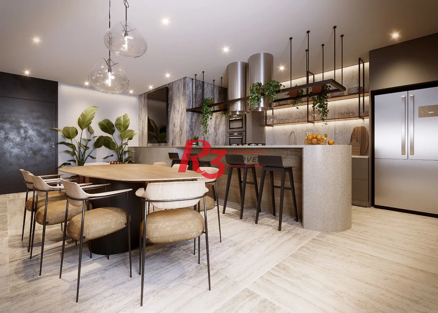 Apartamento com 4 suítes à venda, por R$ 3.890.000 - Ponta da Praia - Santos/SP