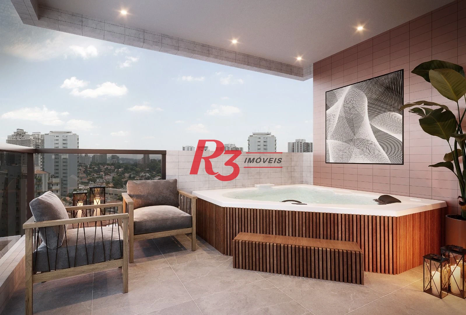 Apartamento com 4 suítes à venda, por R$ 3.890.000 - Ponta da Praia - Santos/SP