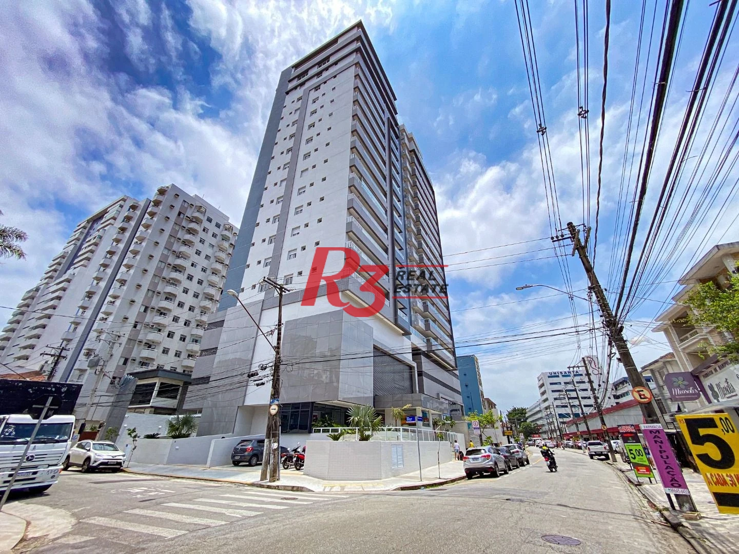 Apartamento com 2 dormitórios para alugar, 74 m² por R$ 5.003,00/mês - Boqueirão - Santos/SP